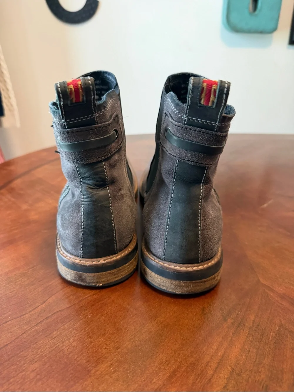 Testosterone Men’s Leather Ankle Boots Size 44 US 10.5 - 11 Inside Zip